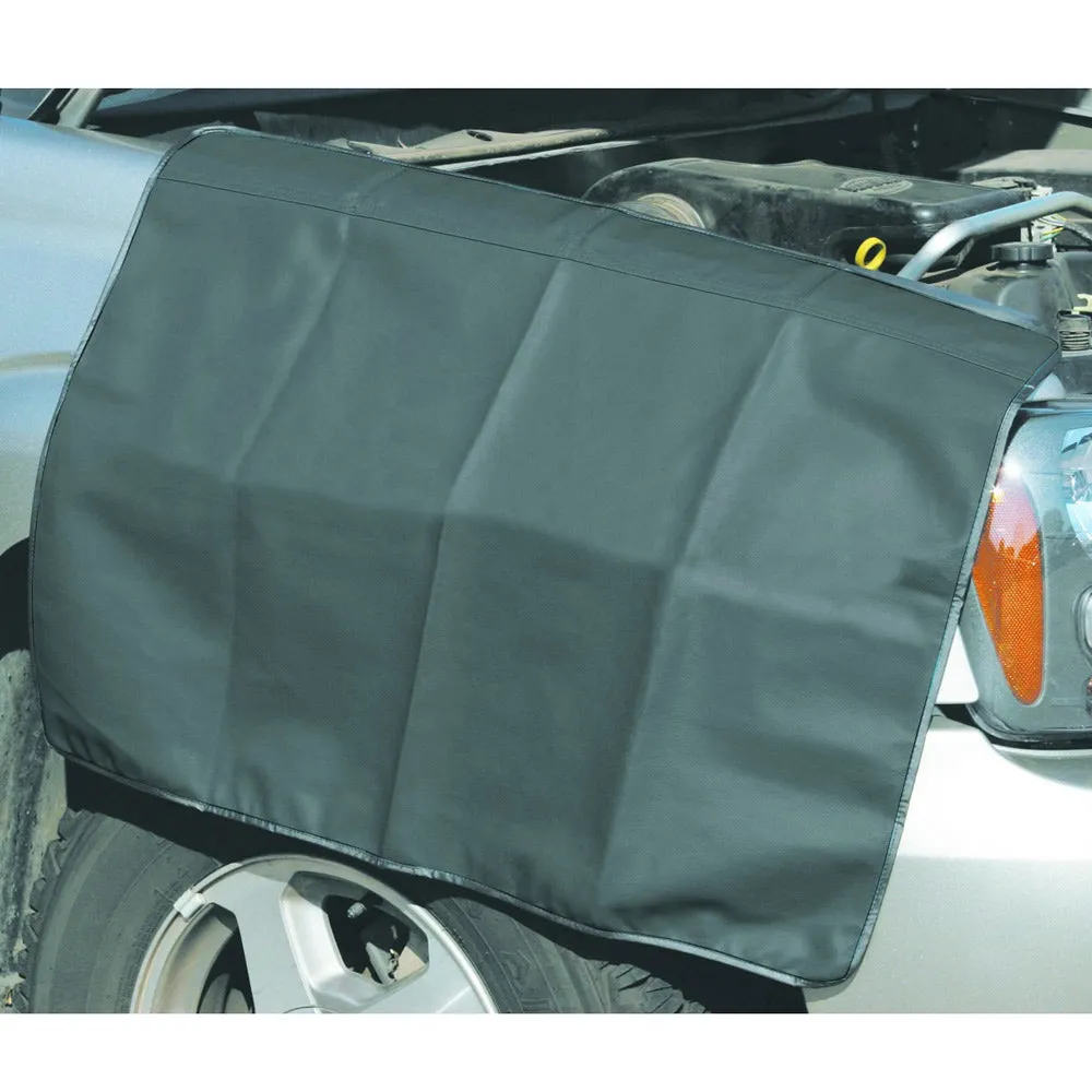 1 Heavy Duty Magnetic Fender Cover Mechanics Car Work Mat Protector 24" X 32" !