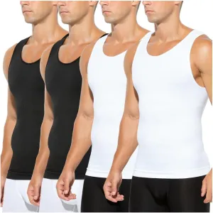 Arjen Kroos Mens Compression Shirt Slimming Undershirt Body Shaper Tank Tops Shapewear