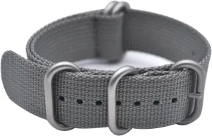 ArtStyle Watch Band with 1.5mm Thickness Quality Nylon Strap and Heavy Duty Brushed Buckle