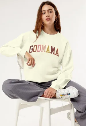 BANGELY In My Godmother Era Sweatshirt Women Funny Christian Sweater Godmother Proposal Gifts Casual Crewneck Long Sleeve Top