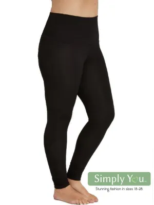 Belle - Plus Size Fleece Lined Leggings