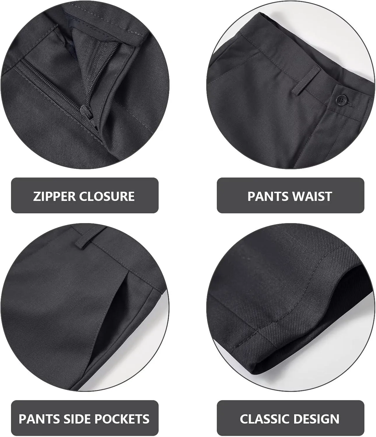 Boys Suit 4-Pieces Toddler Tuxedo Vest Pants Set Suits for Boys Communion Dress Clothes Ring Bearer Outfit