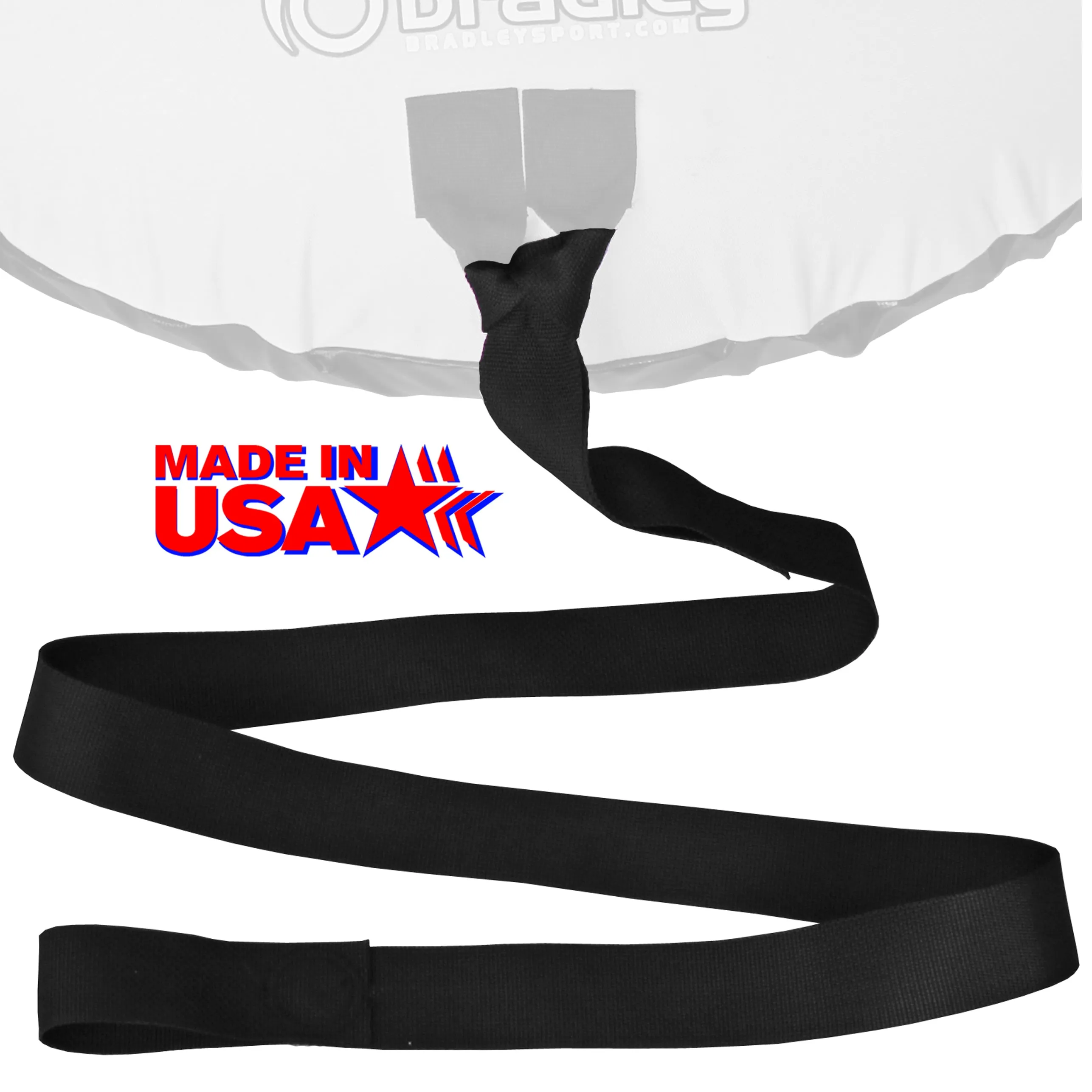 Bradley Heavy Duty Tow Leash for Snow Tubes  Made in USA, Durable Nylon Webbing with 6300 lb Torque Capacity  Fits Most Tubes with Tow Loops, Ideal for Slope Towing