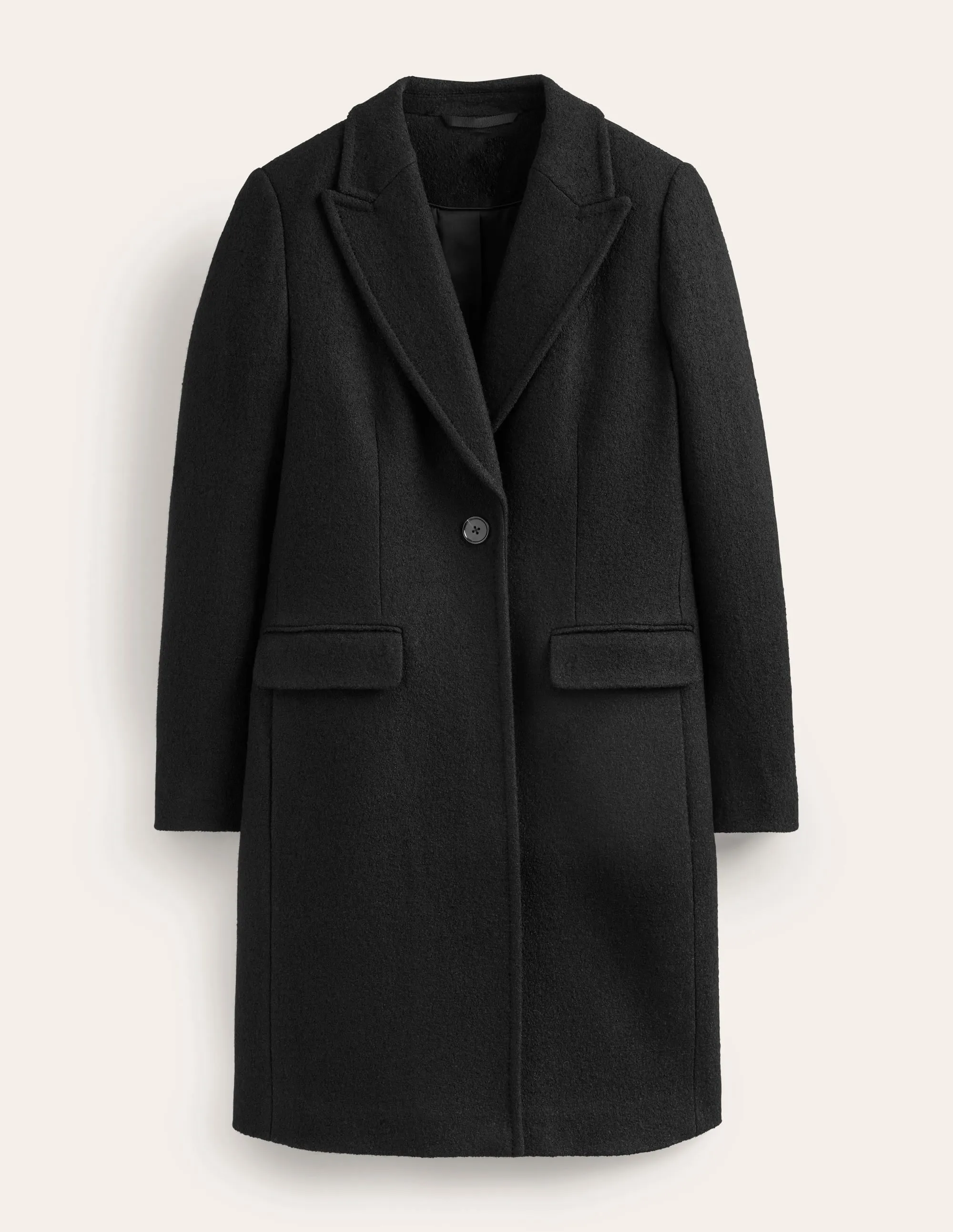 Canterbury Textured Coat-Black