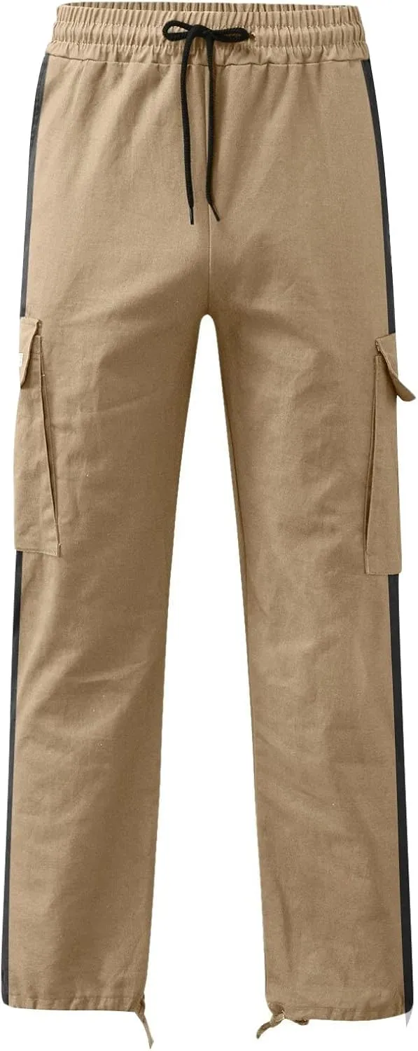 Cargo Pants for Men Work Jogger Sweatpants for Mens Pants Mens Casual Pants Mens Lounge Pants Fashion Loose Handsome