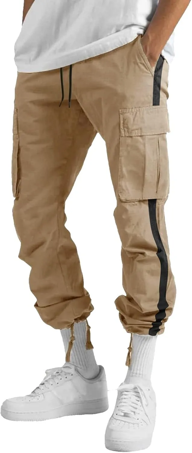 Cargo Pants for Men Work Jogger Sweatpants for Mens Pants Mens Casual Pants Mens Lounge Pants Fashion Loose Handsome