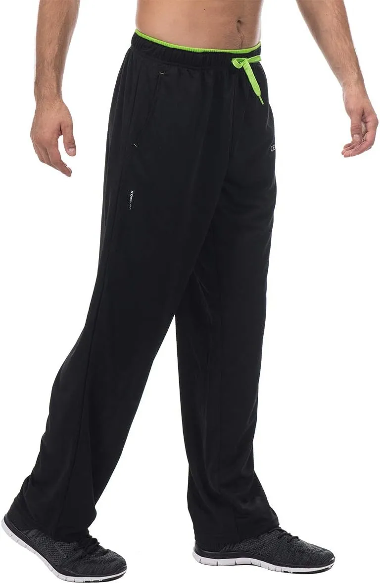 CENFOR Men's Sweatpants with Pockets Open Bottom Workout Pants, for Athletic, Jogging, Training, Casual