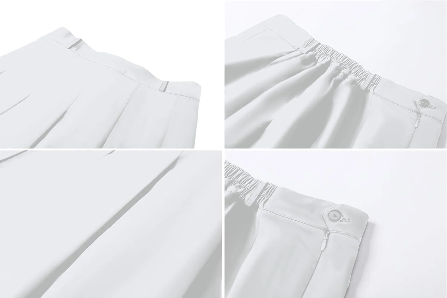 Cromoncent Girls Women's High Waist A-Line Long Pleated Skirts, 6 Years - US 4XL