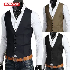 Eugene - Dark Academia Men's Strong Formal Business Vest