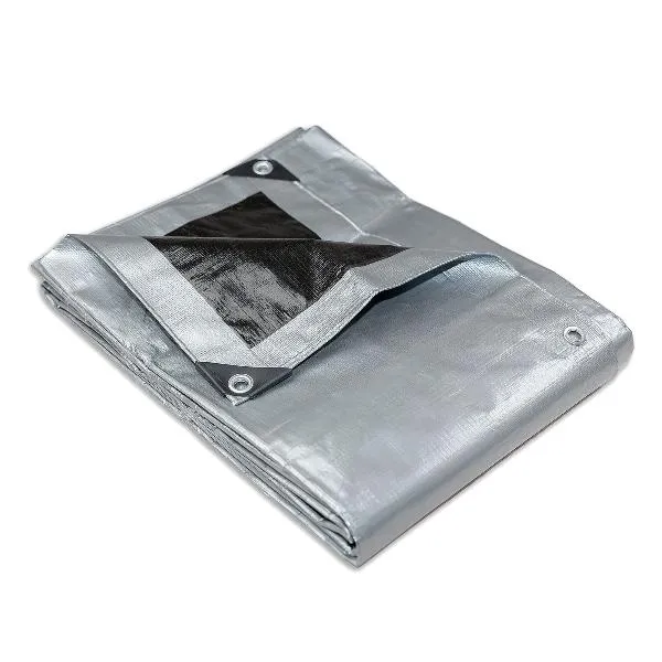 Heavy Duty Silver Tarp Tarpaulin 6.1m x 9.1m