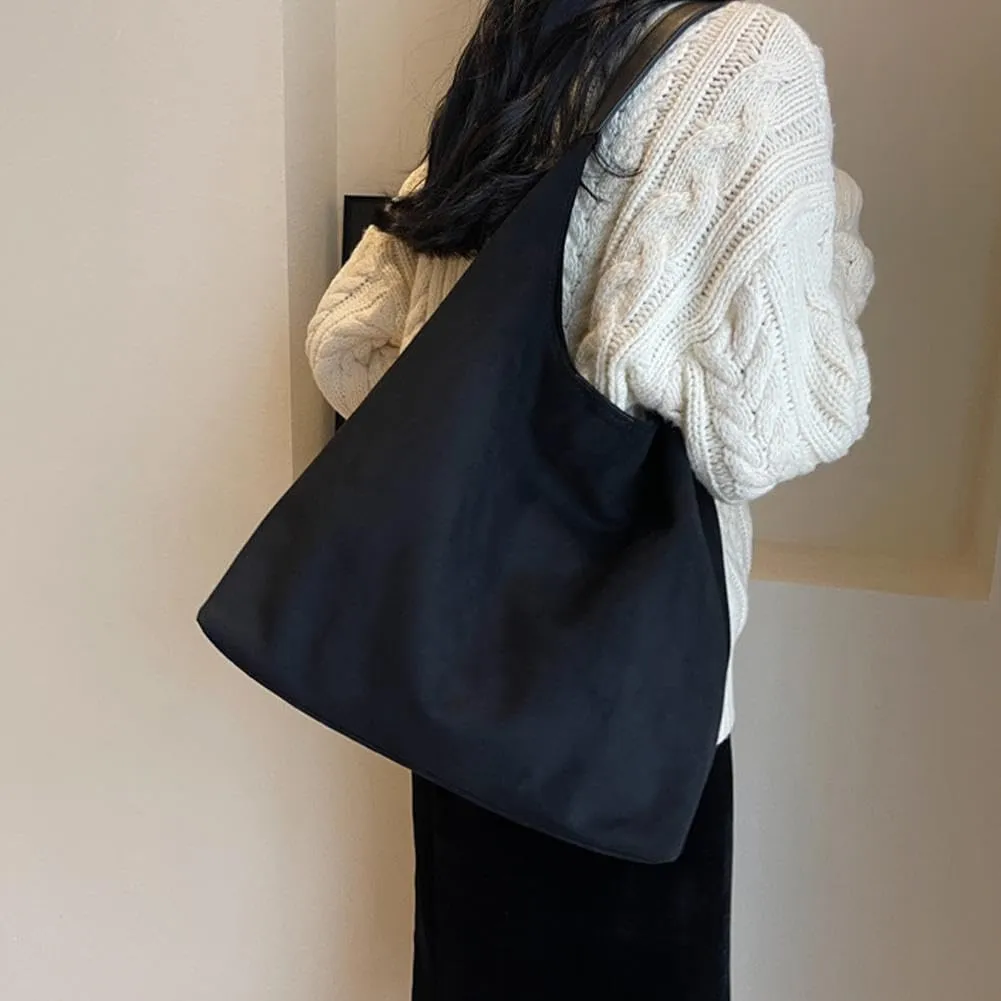 Hobo Bags for Women Velvet Tote Bag Retro PU Leather Crossbody Bag Shoulder Purses Handbag Ladies Top Handle Handbag