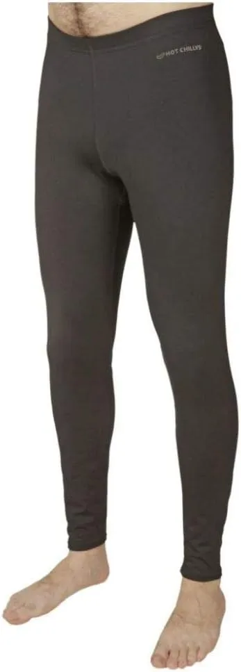 Hot Chillys Men's Micro Elite Chamois Ankle Tight Midweight Body Fit Base Layer