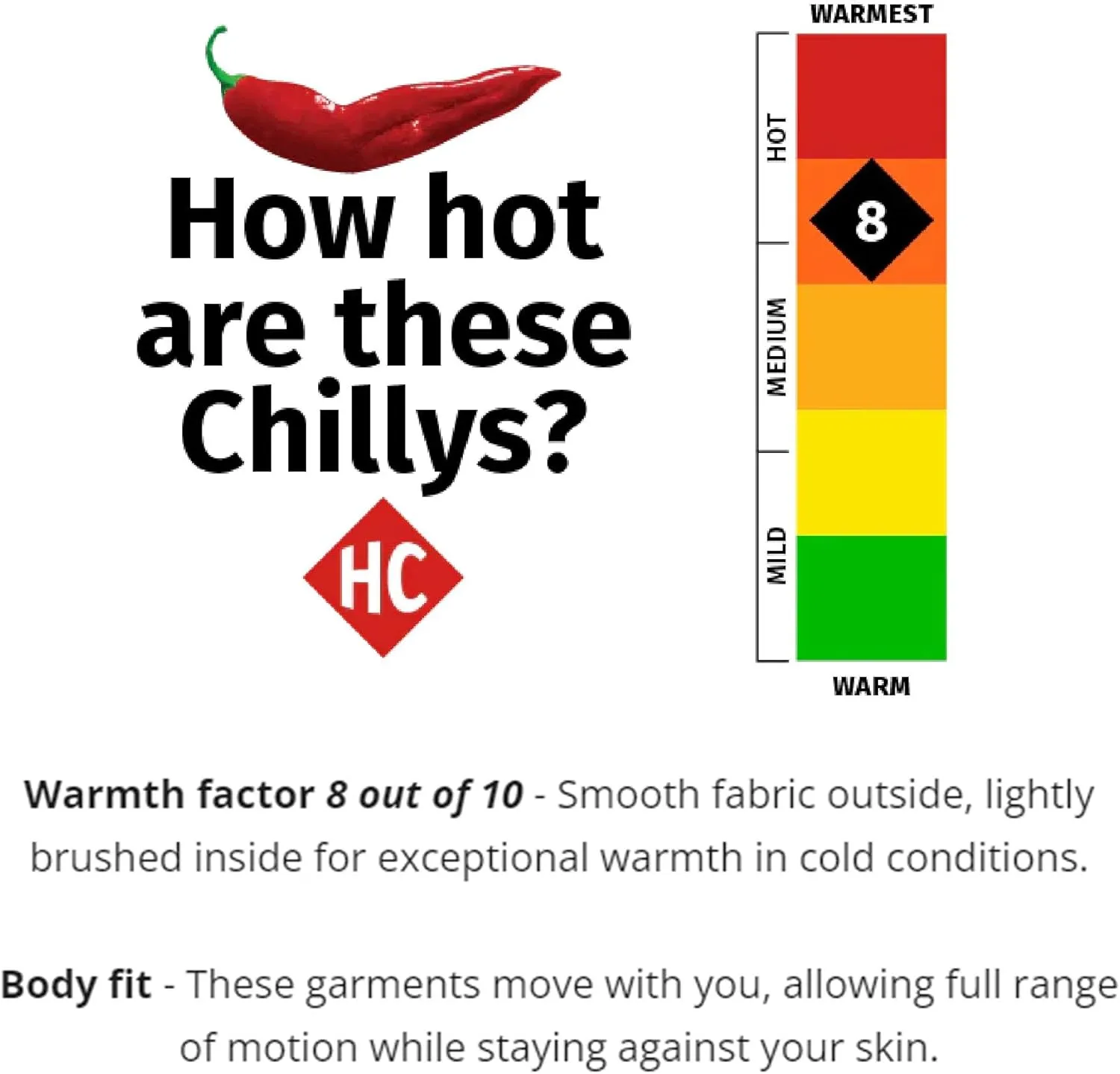Hot Chillys Men's Micro Elite Chamois Ankle Tight Midweight Body Fit Base Layer