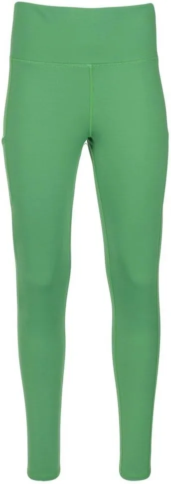 Hot Chillys Women's Micro-Elite Chamois Midweight Thermal Warming Stretching Body Fit Base Layer Legging with Pockets