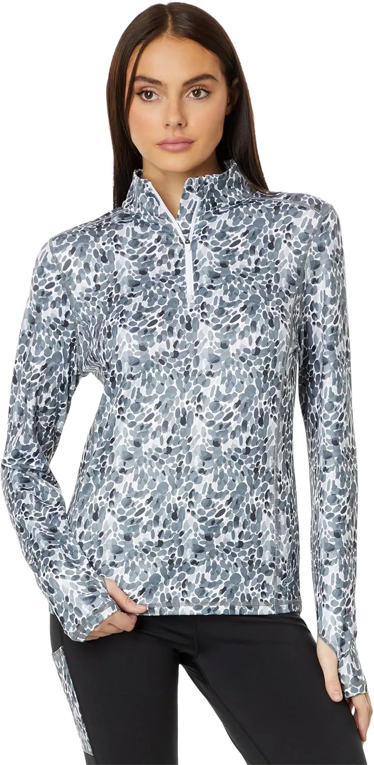Hot Chillys Women's Micro-Elite Chamois Printed Tight Midweight Body Fit Base Layer