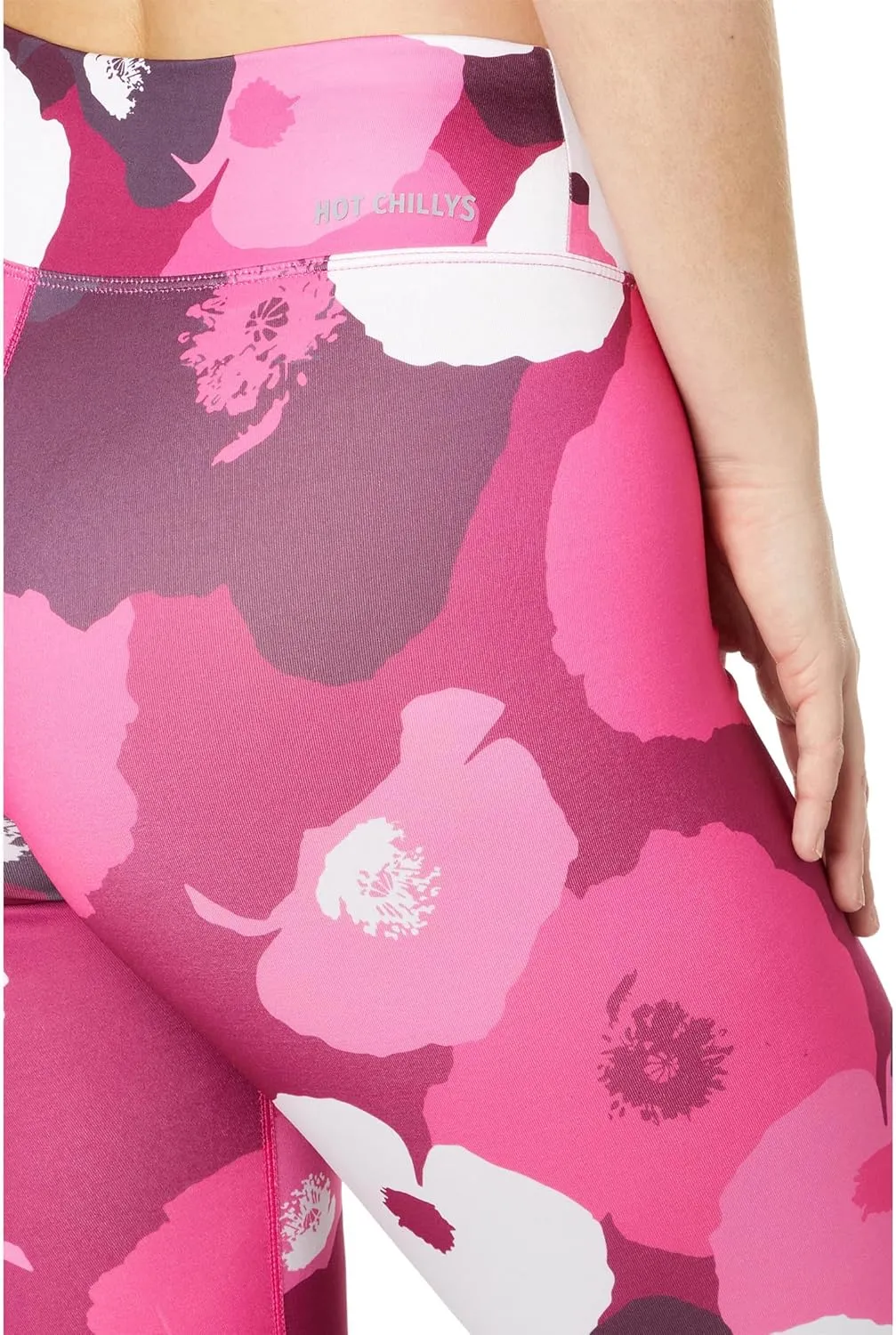 Hot Chillys Women's Micro-Elite Chamois Printed Tight Midweight Body Fit Base Layer