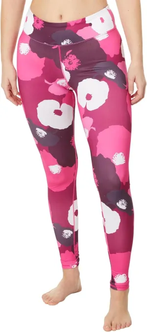 Hot Chillys Women's Micro-Elite Chamois Printed Tight Midweight Body Fit Base Layer