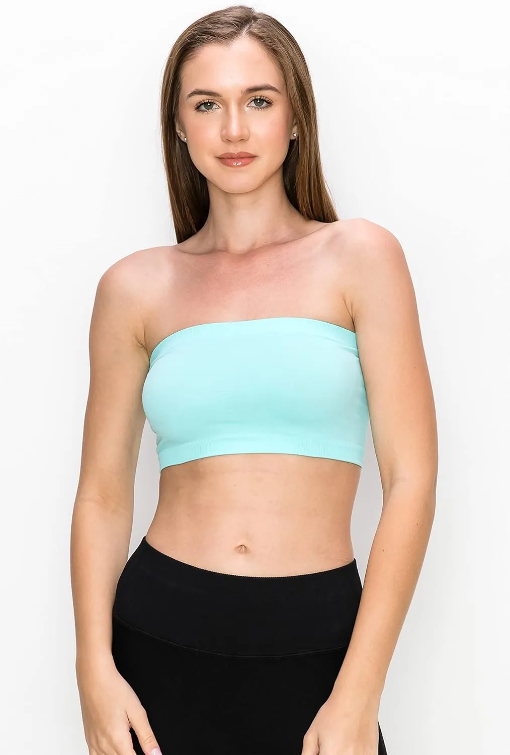 Kurve Seamless Mini Bandeau Tube top - UV Protective Fabric, Rated UPF 50 , Made in USA