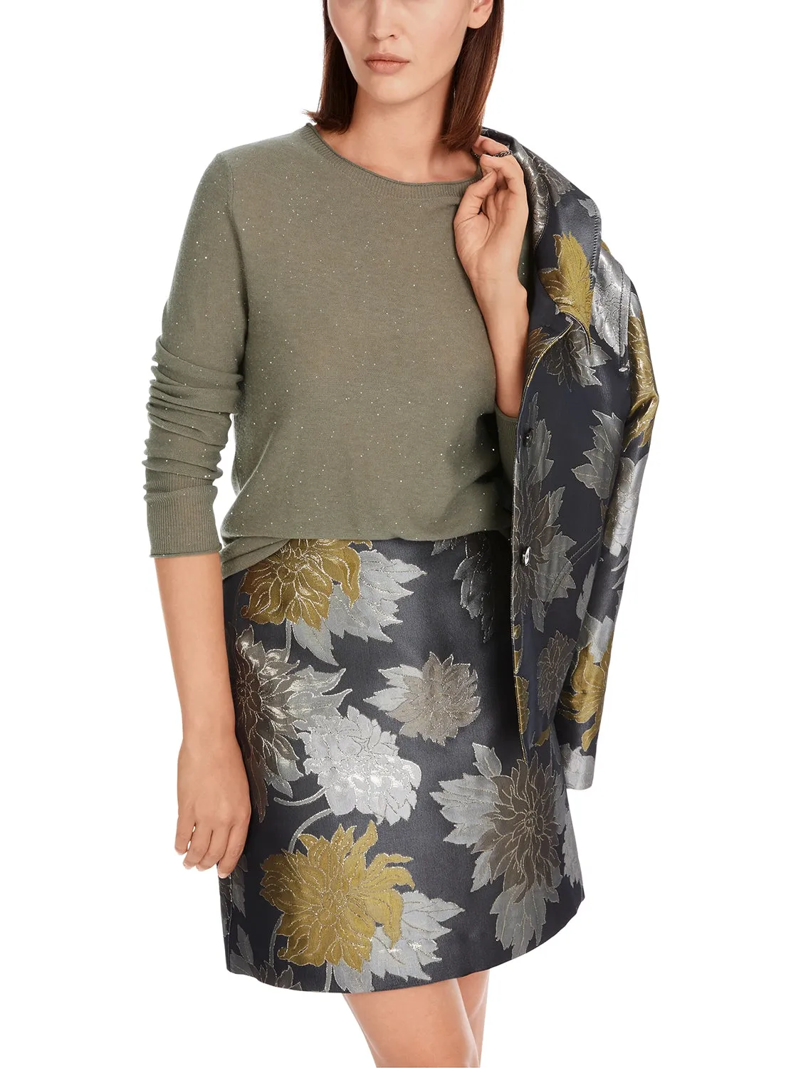 Marc Cain Round neck wool pullover YC 41.20 M75 - Pre-Order May Delivery
