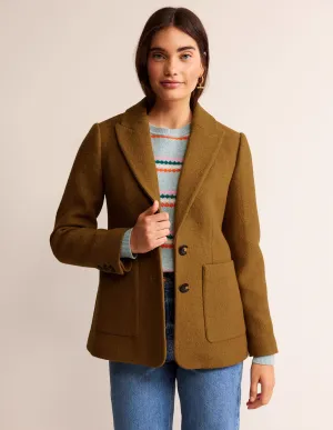 Marylebone Textured Blazer-Camel