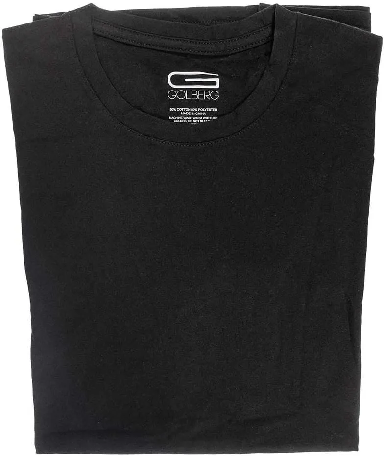 Mens 3-Pack Crew Neck Super Soft Undershirts - Lightweight, Breezy, Classic Fit