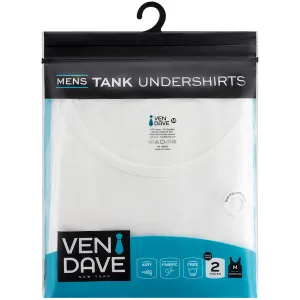 Mens Ven Dave Sleeveless Undershirts - 2 Pk.