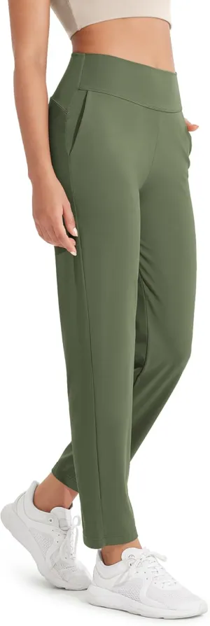 ODODOS Cloud Feeling Jogger Pants with Pockets for Women High Waist Sweatpants Casual Lounge Ankle Pants