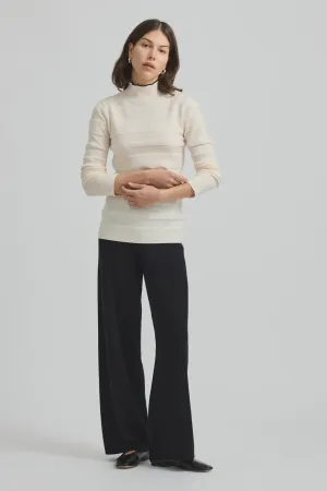 Ottoman Roll Neck | Ivory