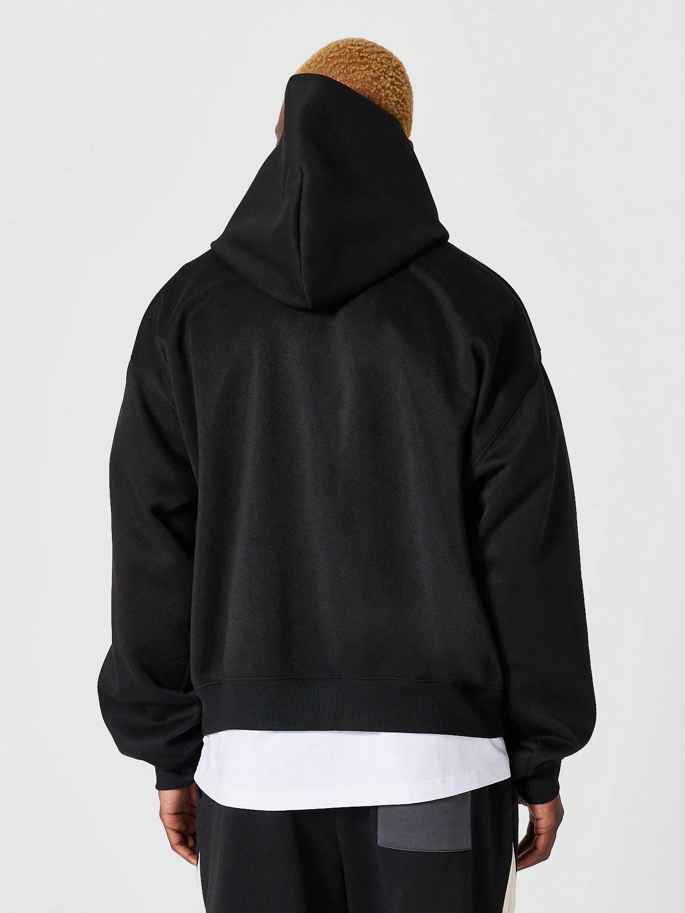 Overhead Hoodie With Front Print