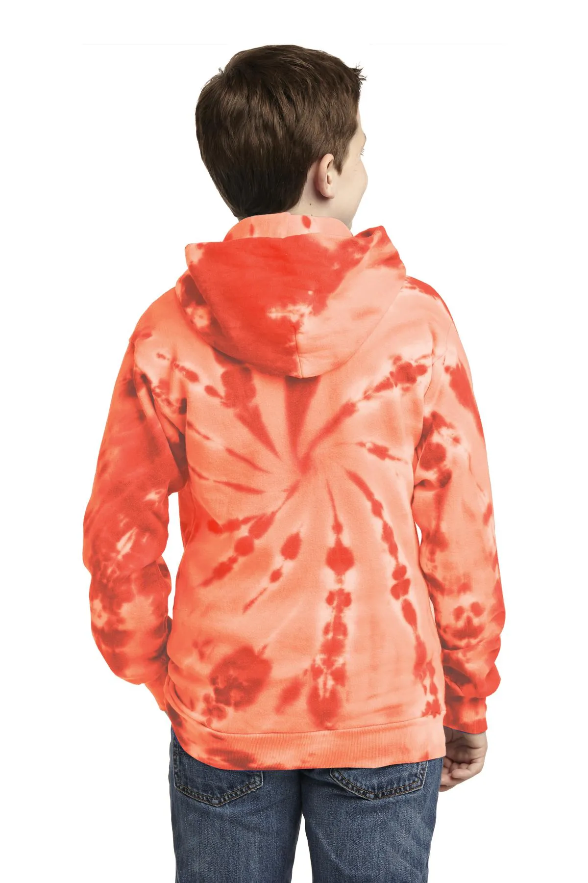 Port & Company Youth Tie-Dye Pullover Hooded Sweatshirt. PC146Y