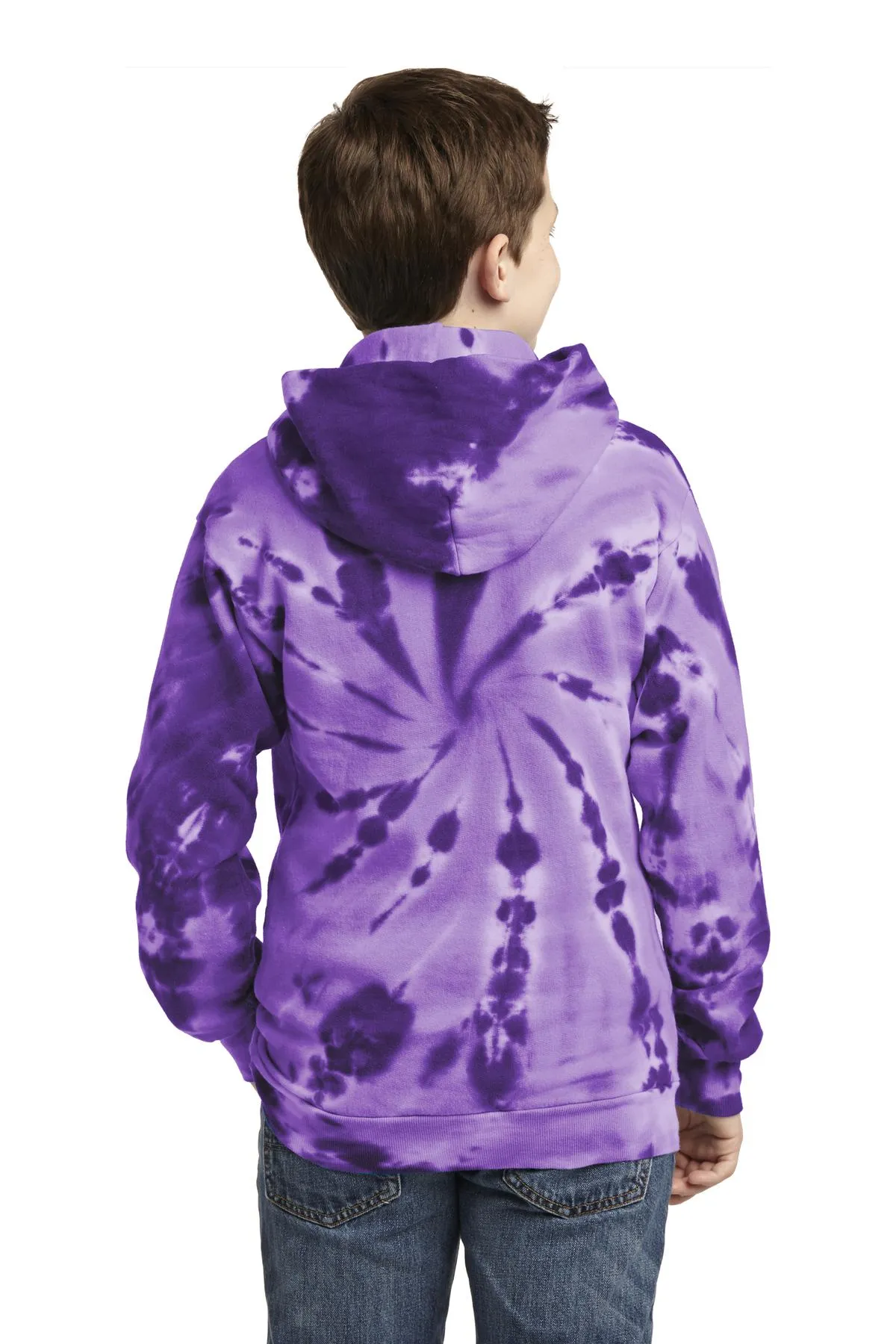 Port & Company Youth Tie-Dye Pullover Hooded Sweatshirt. PC146Y