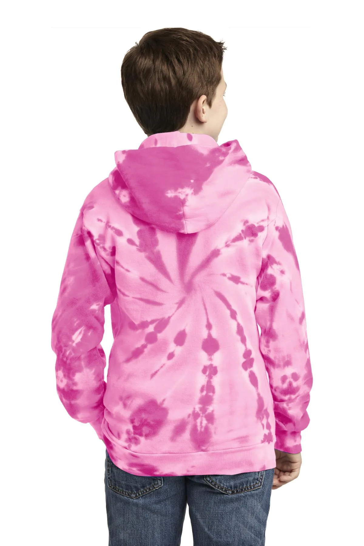 Port & Company Youth Tie-Dye Pullover Hooded Sweatshirt. PC146Y
