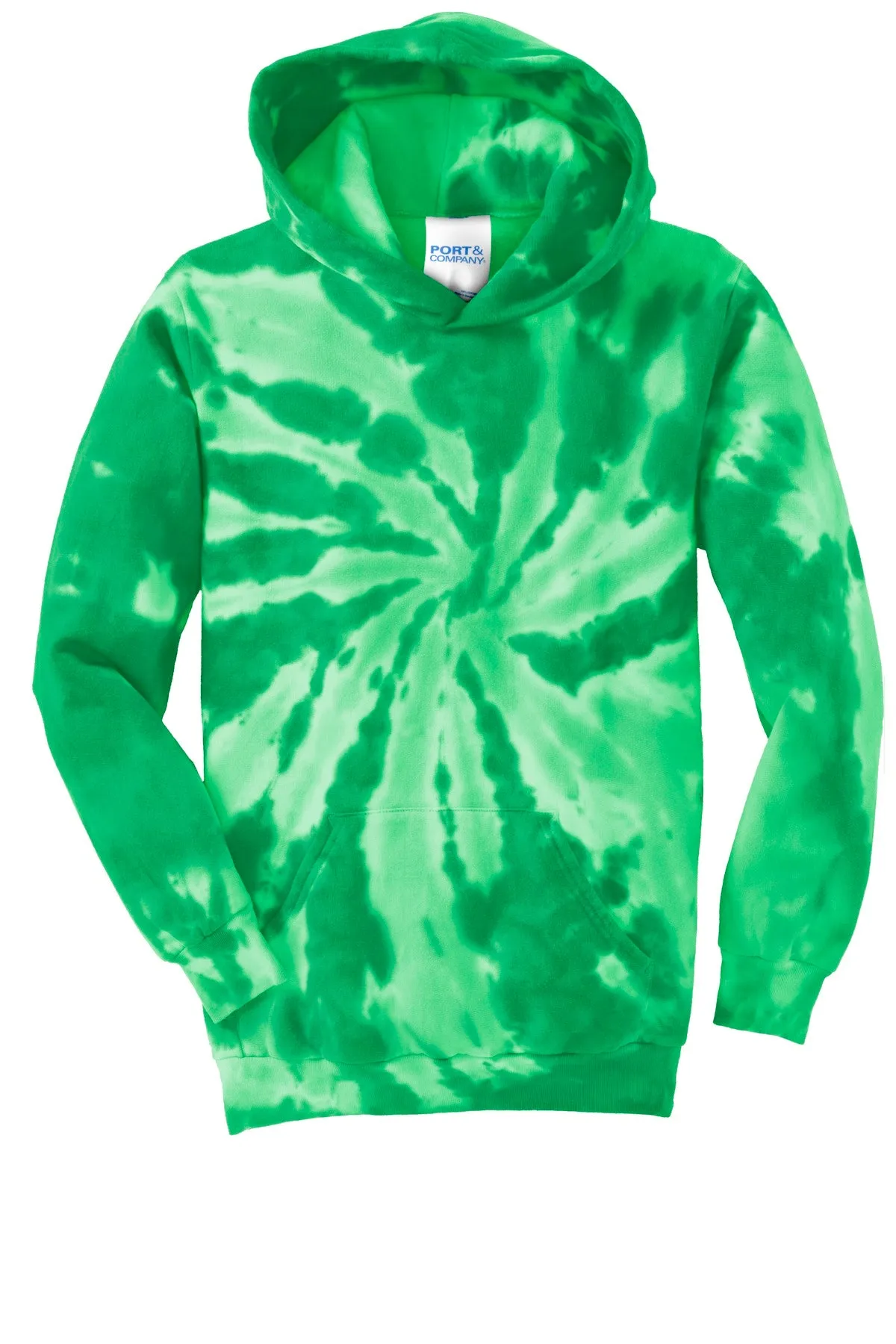 Port & Company Youth Tie-Dye Pullover Hooded Sweatshirt. PC146Y