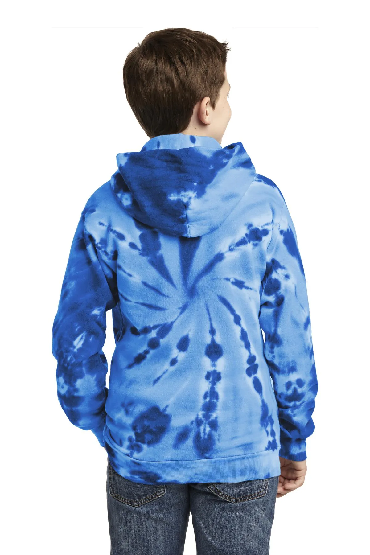 Port & Company Youth Tie-Dye Pullover Hooded Sweatshirt. PC146Y