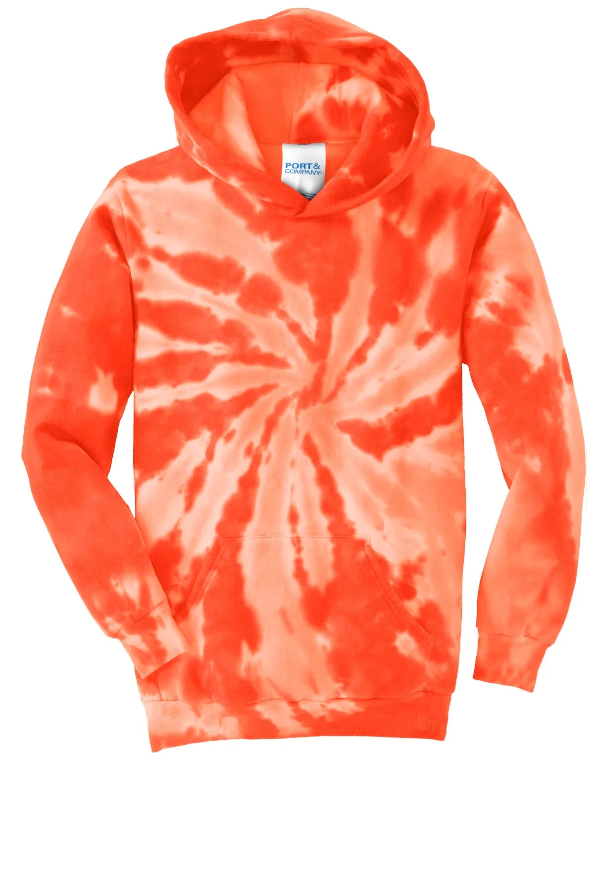 Port & Company Youth Tie-Dye Pullover Hooded Sweatshirt. PC146Y