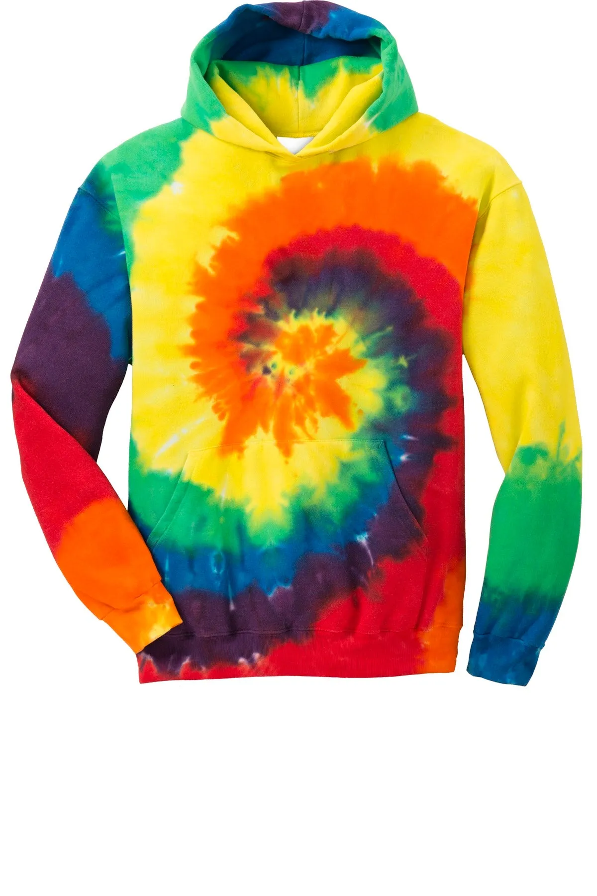 Port & Company Youth Tie-Dye Pullover Hooded Sweatshirt. PC146Y