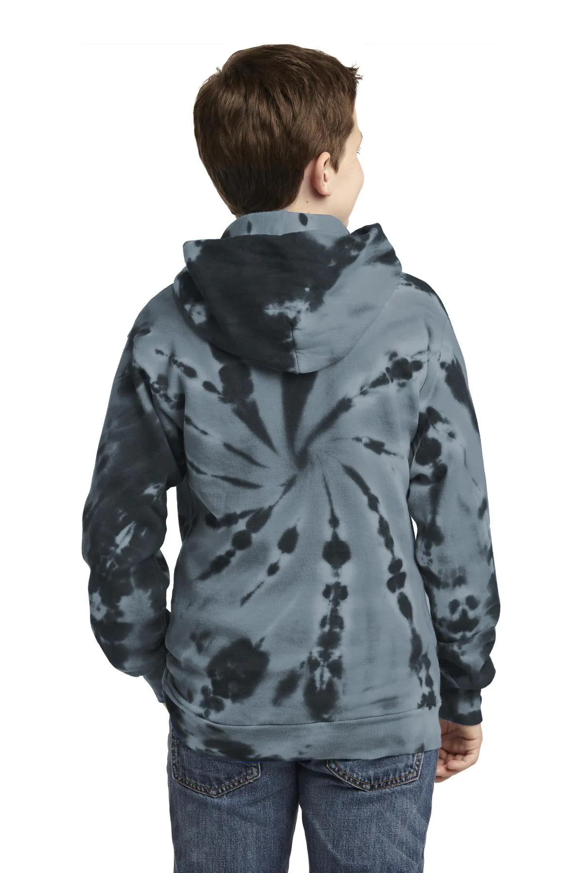 Port & Company Youth Tie-Dye Pullover Hooded Sweatshirt. PC146Y
