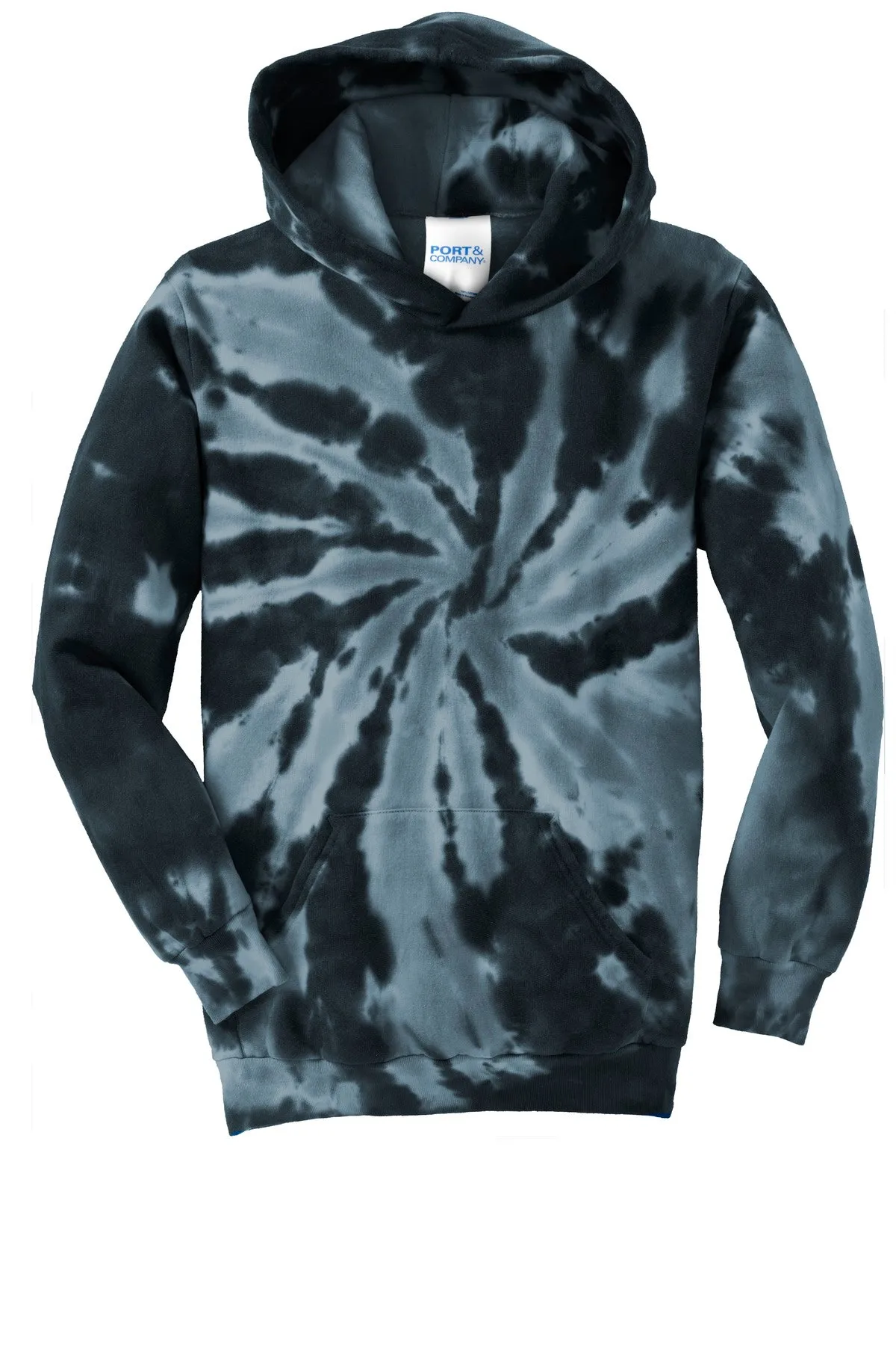 Port & Company Youth Tie-Dye Pullover Hooded Sweatshirt. PC146Y