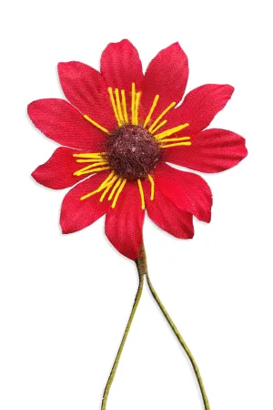 Red Exotic Caribbean Boutonnière Flower