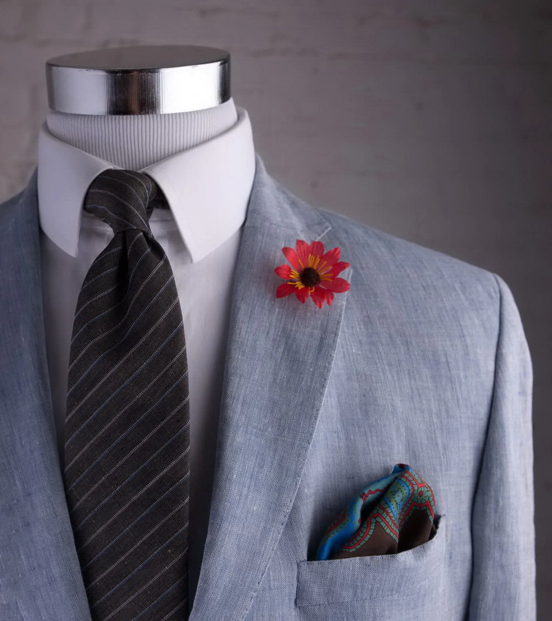 Red Exotic Caribbean Boutonnière Flower