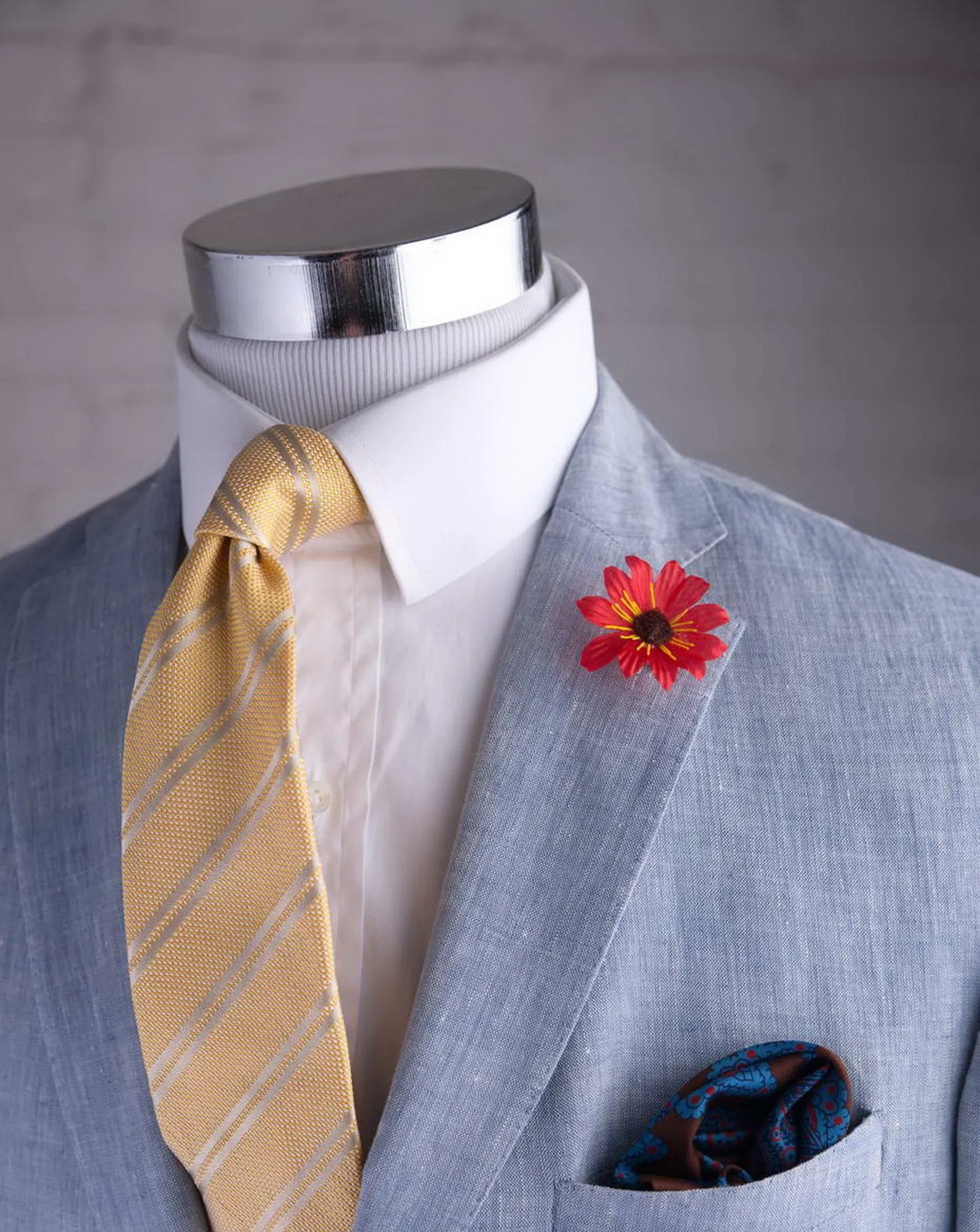 Red Exotic Caribbean Boutonnière Flower