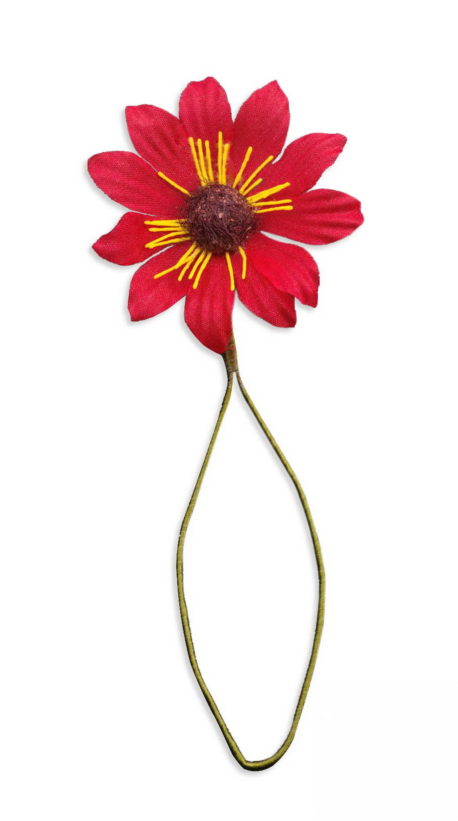 Red Exotic Caribbean Boutonnière Flower