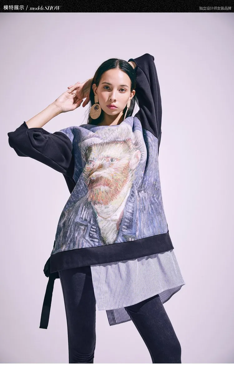 Side Lace Up Sleeve Sweatshirts