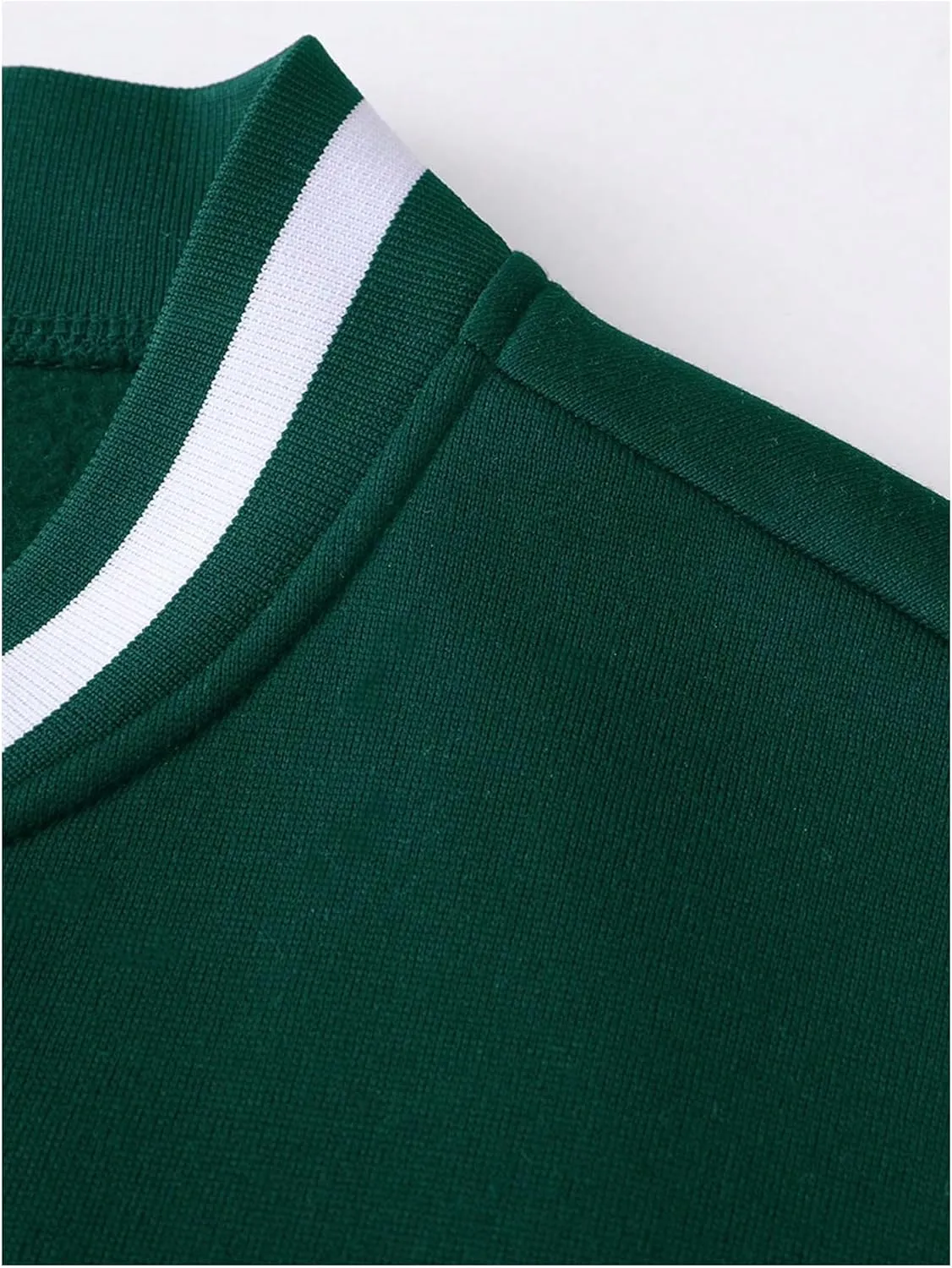 SOLY HUX Men's Color Block Letter Print Baseball Jacket Long Sleeve Casual Varsity Jacket