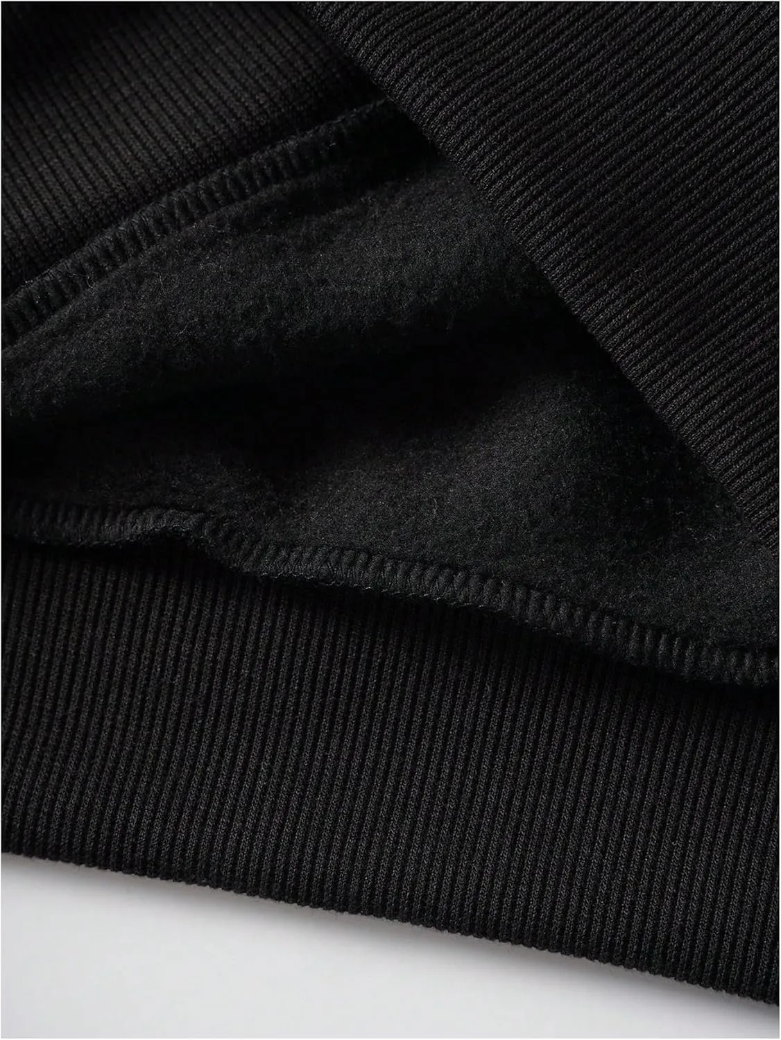 SOLY HUX Women's Cropped Hoodie Drawstring Long Sleeve Drop Shoulder Casual Sweatshirt