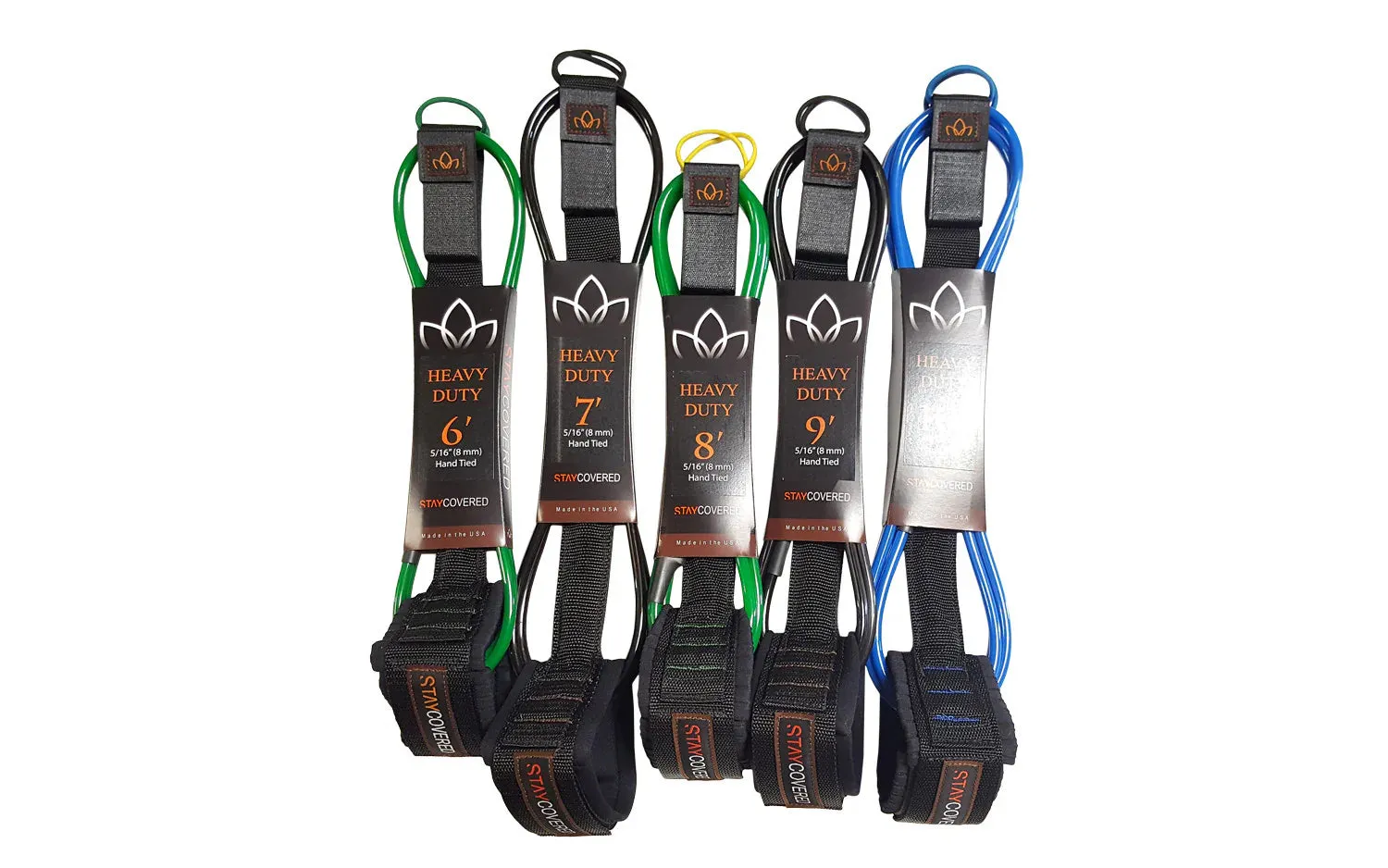 STAY COVERED HEAVY DUTY HAND TIED 8' LEASH