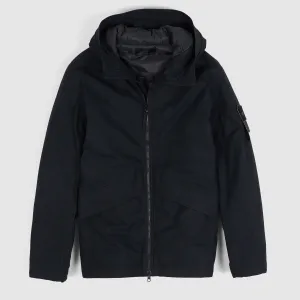 Stone Island Ghost Piece Water-resistant Cotton Hooded Short Parka