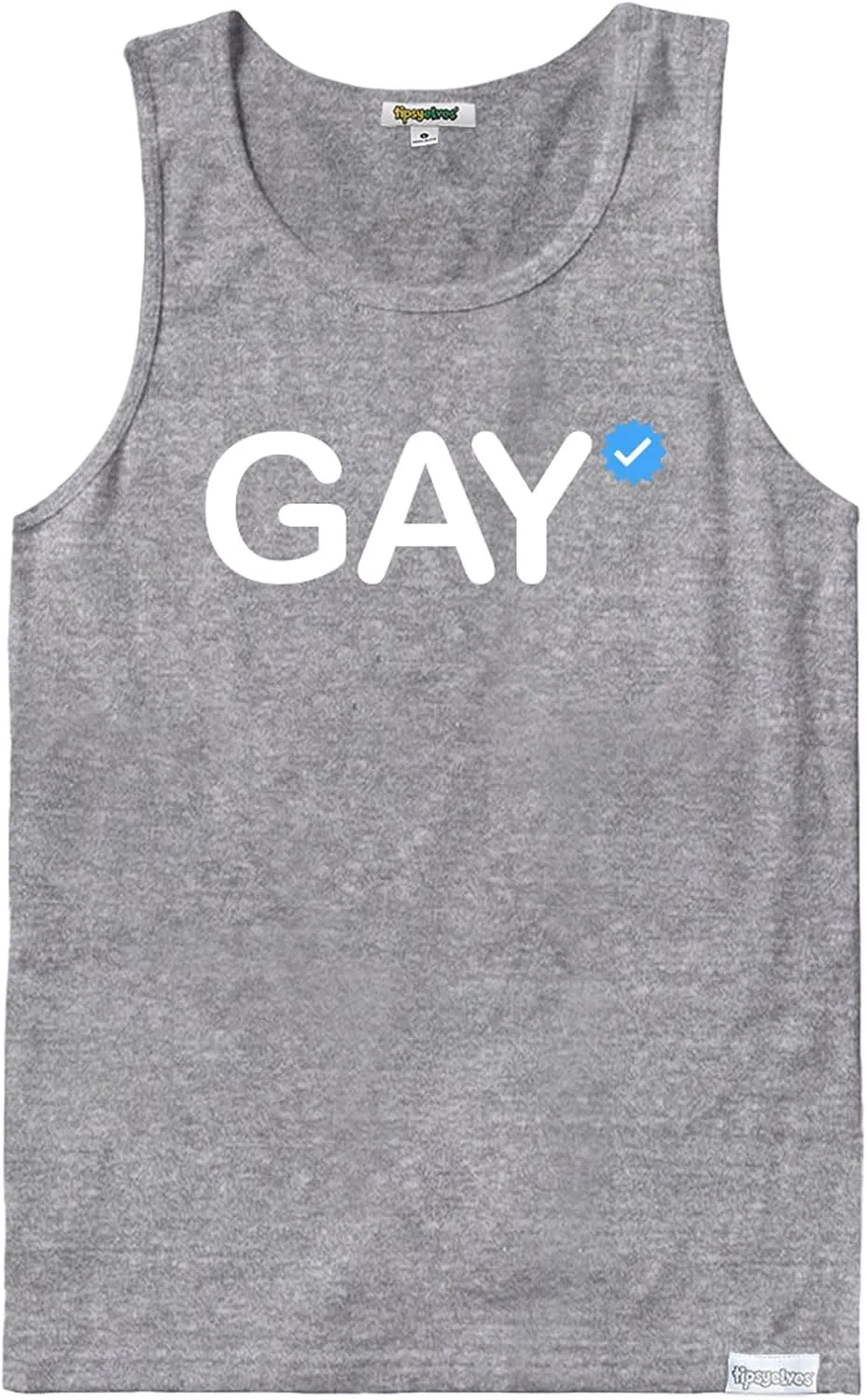 Tipsy Elves LGBT Pride Flag Tank Tops Colorful Rainbow Shirt Bi Trans Gay Lesbian Pride Outfits for Men Women