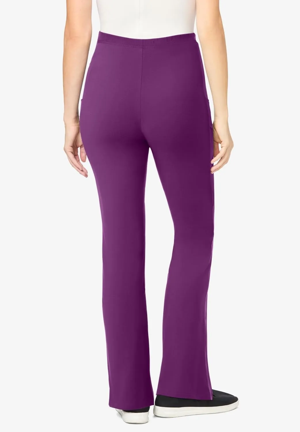 Woman Within Plus Size Pocket Bootcut Legging