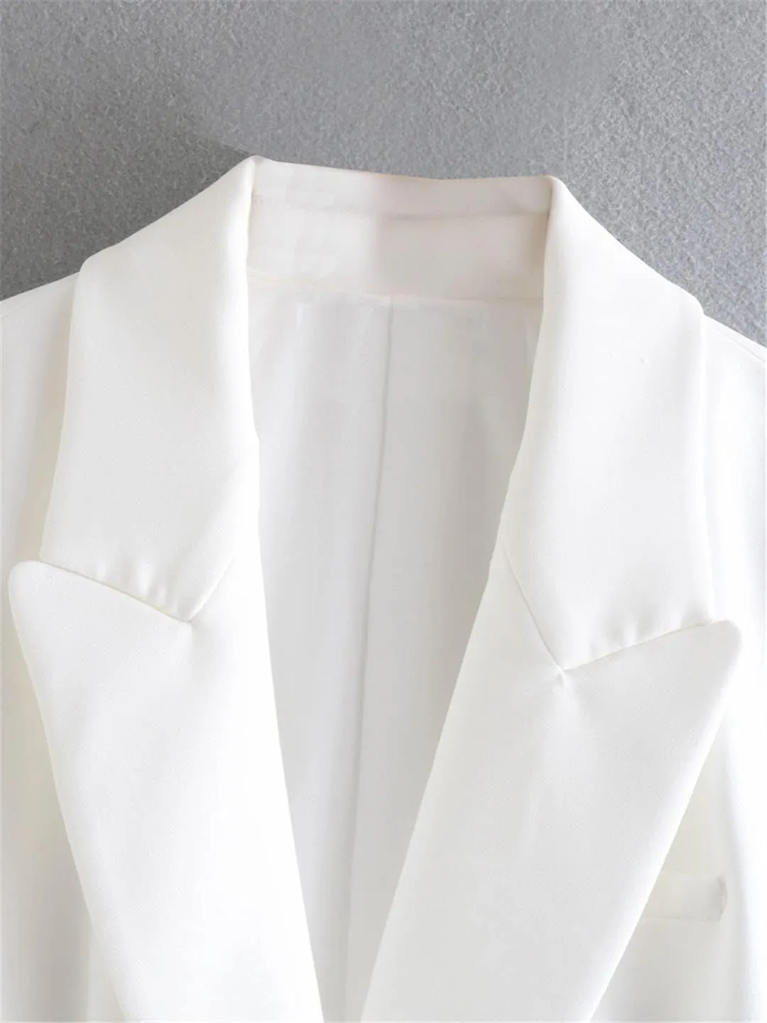 Women Casual Blazer Dress Slim Notched Full Sleeve Female Office Mini Dresses